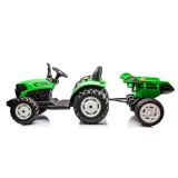 Traktor Na Akumulator HC-306 Z Przyczepą Jasno Zielony 24V