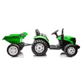 Traktor Na Akumulator HC-306 Z Przyczepą Jasno Zielony 24V