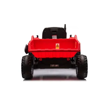 Pojazd na akumulator 24V z przyczepą do jazdy i zabawy na zewnątrz