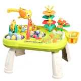 Stoliczek ogród dla dzieci z grą Whack A Mole i kolorowymi elementami
