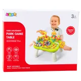 Wielofunkcyjny stoliczek edukacyjny dla przedszkolaka, ogród i rybki