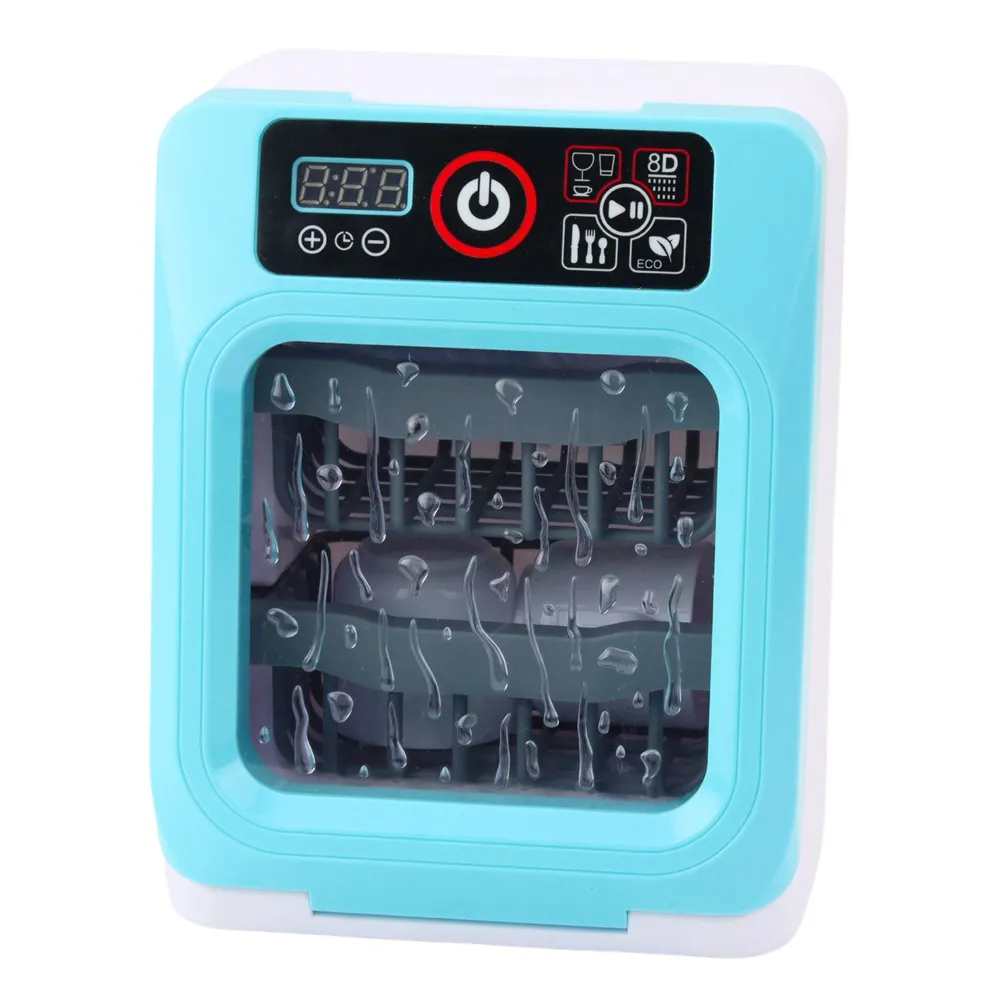 Kompletny zestaw zmywarki i akcesoriów kuchennych dla dzieci