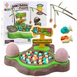 Gra zręcznościowa łowienie dinozaurów z magnetycznymi wędkami i dźwiękami