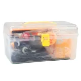 Kolorowy zestaw klocków z narzędziami dla małych konstruktorów