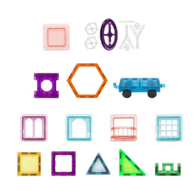 Klocki magnetyczne rozwijające kreatywność i wyobraźnię dziecka