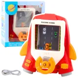 Czerwona zabawka symulator jazdy dla dzieci z kierownicą i efektami dźwiękowymi