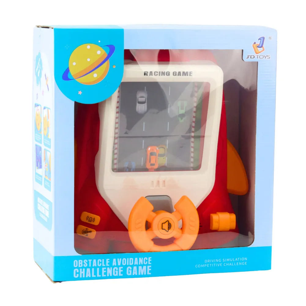 Edukacyjny symulator jazdy Rakieta z muzyką i regulacją prędkości dla dzieci