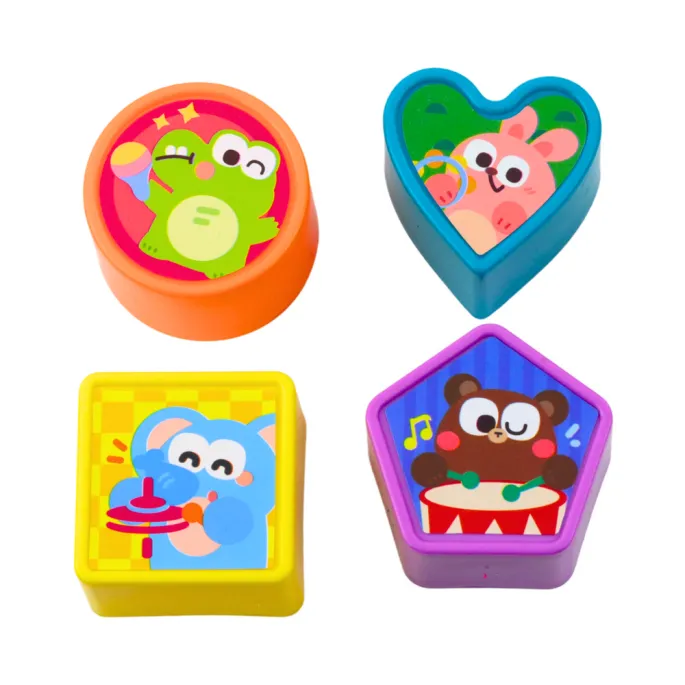 Kolorowa zabawka edukacyjna wspierająca motorykę oraz naukę liczenia