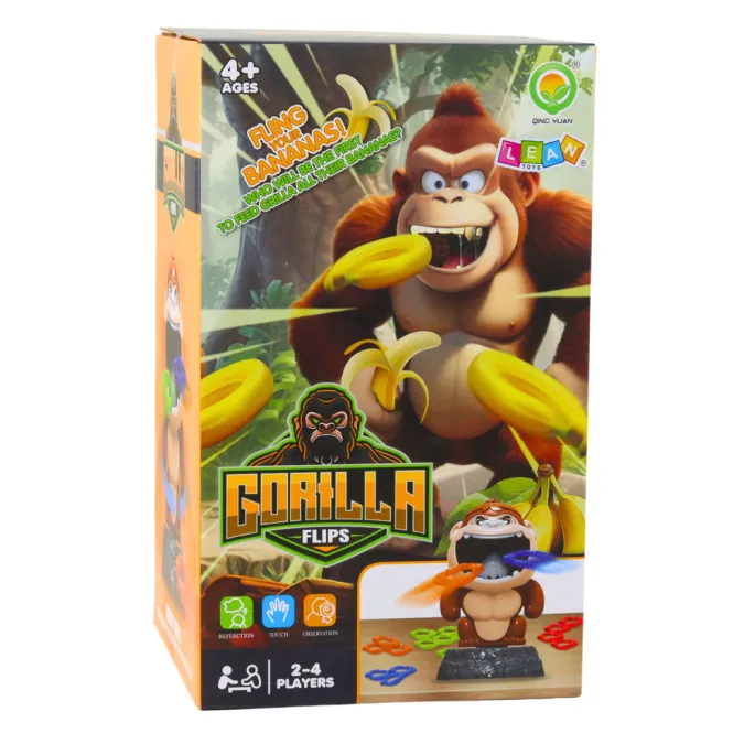 Zabawna gra rodzinna z gorylem – rozwijaj refleks i koordynację