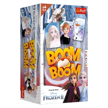 Gra Boom Boom Kraina Lodu II Trefl z bohaterami Disneya na planszy