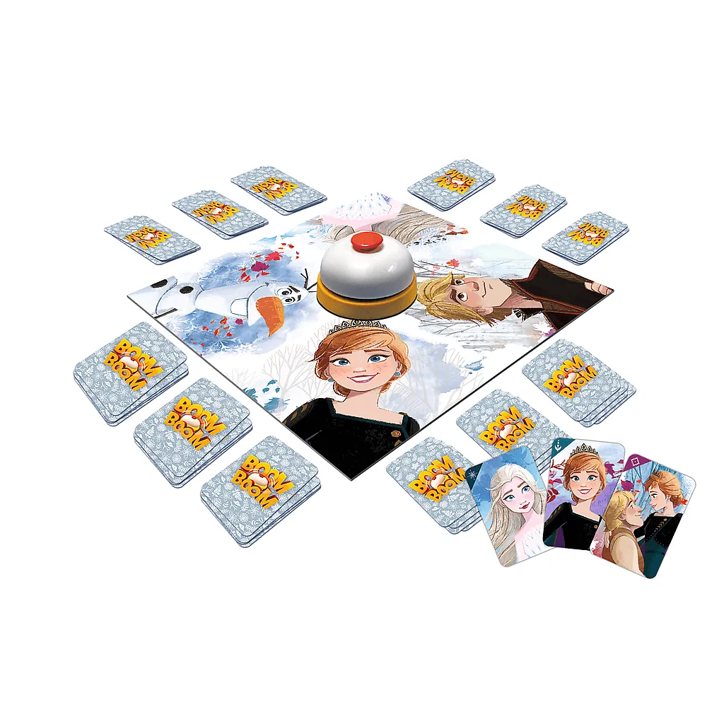 Rodzinna gra karciana Boom Boom Kraina Lodu II w kolorowym pudełku