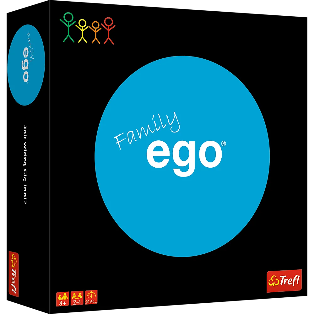 Pudełko gry Ego Family Trefl na białym tle