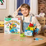 Dzieci bawiące się grą Przeprowadzka z Rodziną Treflików Trefl