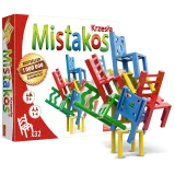 Dzieci bawiące się grą zręcznościową Mistakos Krzesła