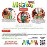 Etap układania konstrukcji z krzesełek Mistakos Trefl