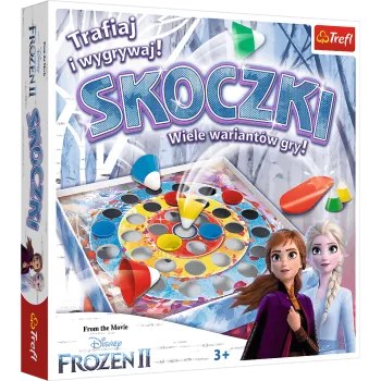 Gra zręcznościowa Skoczki Kraina Lodu II z postaciami z filmu animowanego