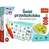 Plansza i magiczny ołówek z gry edukacyjnej Trefl dla dzieci