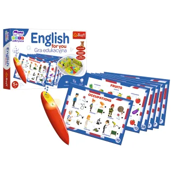Gra Edukacyjna English for you Magiczny ołówek Trefl 02113