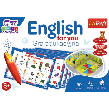 Kolorowe ilustracje z gry English for You Magiczny ołówek dla dzieci