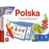 Gra edukacyjna Magiczny ołówek Polska Trefl 02114 z planszą i ołówkiem