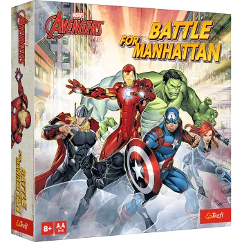 Planszowa gra Battle for Manhattan Avengers dla całej rodziny