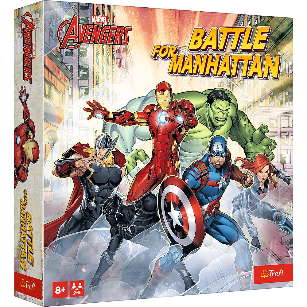 Planszowa gra Battle for Manhattan Avengers dla całej rodziny