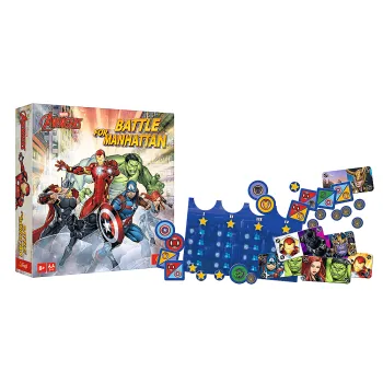 Pudełko gry rodzinnej Avengers Battle for Manhattan Trefl
