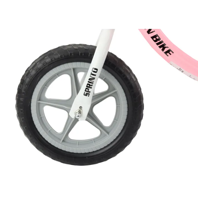 Widok lekkiego roweru biegowego SPRINTO z regulowanym siodełkiem