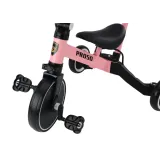 Stabilny, różowy rowerek trójkołowy z lekkimi kołami EVA dla dzieci