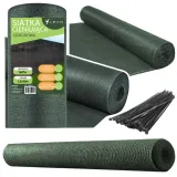 Zielona siatka cieniująca na ogrodzenie 1,5x50 m z 90% zacienienia