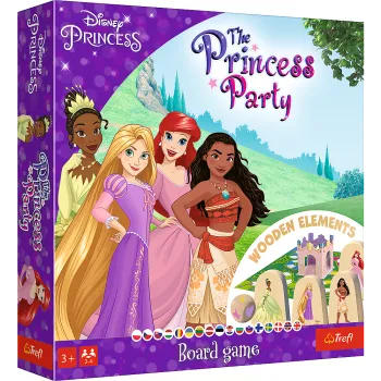 Planszowa gra The Princess Party Disney z postaciami księżniczek Disneya