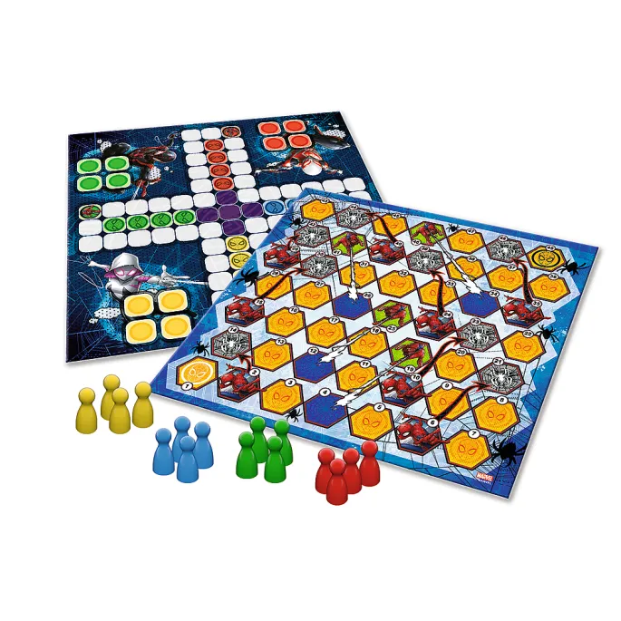 Elementy gry planszowej Spider-Man Hero Quest od Trefl dla dzieci