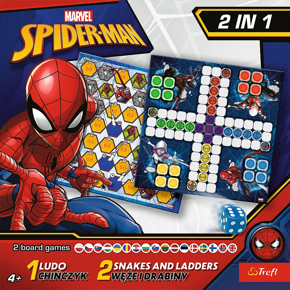 Opakowanie gry Hero Quest Spider-Man dla fanów Marvela i rodzin