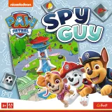 Dzieci grające w grę planszową Spy Guy Psi Patrol marki Trefl