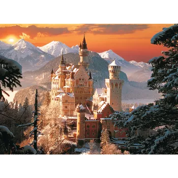 Puzzle 3000 elementów Zimowy Zamek Neuschwanstein Trefl 33025