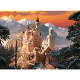 Duża układanka zimowy zamek Neuschwanstein – 3000 elementów Trefl