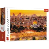 Puzzle Dachy Jerozolimy 3000 elementów widok miasta