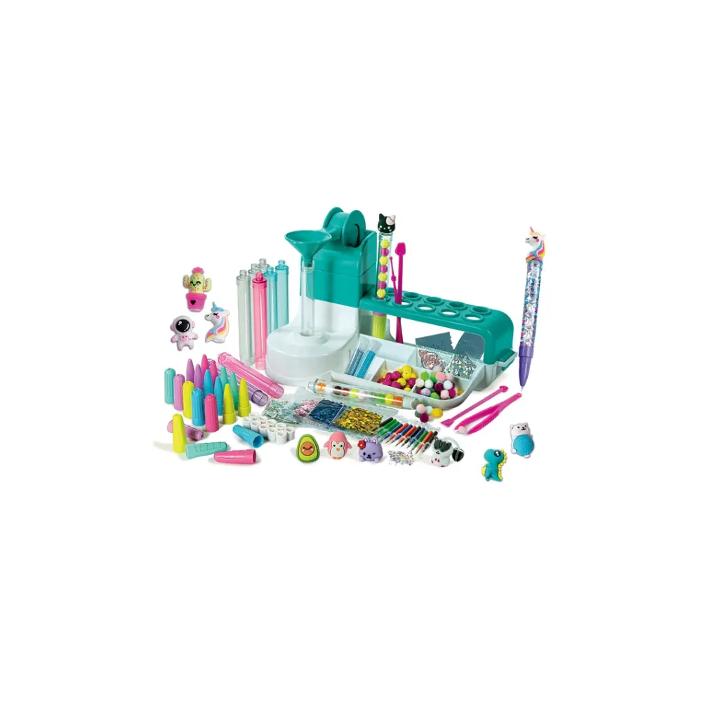 Kolorowy zestaw do samodzielnego tworzenia i zdobienia długopisów dla dzieci