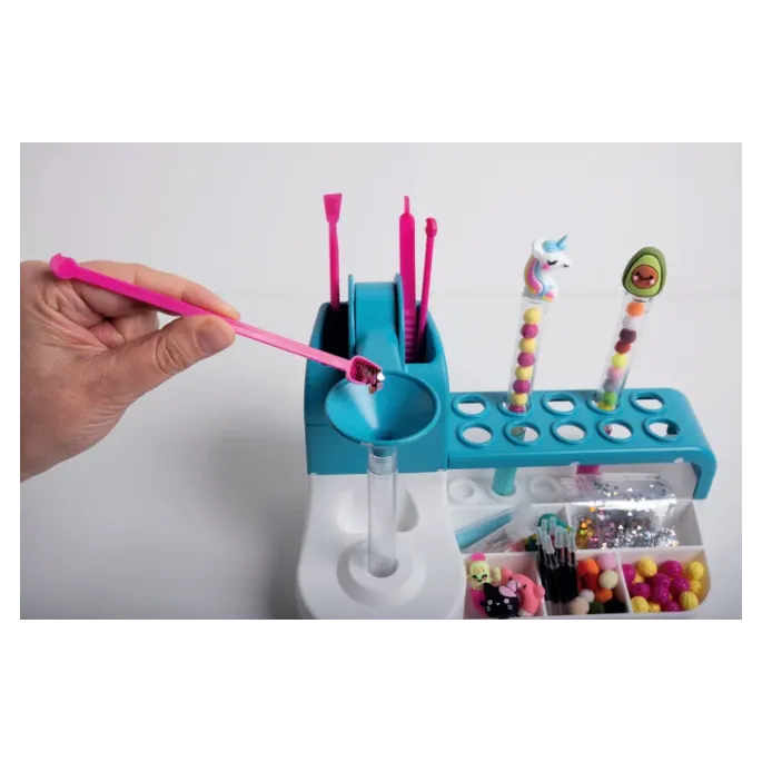 Oryginalny zestaw kreatywny Clementoni Fabryka Długopisów 18780