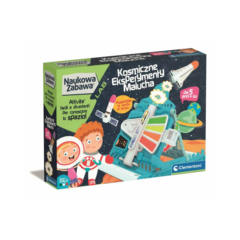 Zestaw do eksperymentów kosmicznych Clementoni dla dzieci od 5 lat