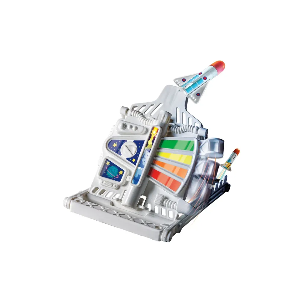 Interaktywna rakieta z zestawu Kosmiczne Eksperymenty Malucha Clementoni