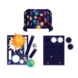 Ilustrowany plakat kosmiczny z zestawu edukacyjnego