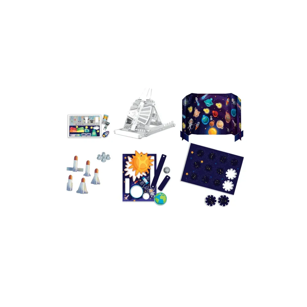 Elementy świecące w ciemności z zestawu naukowego dla dzieci