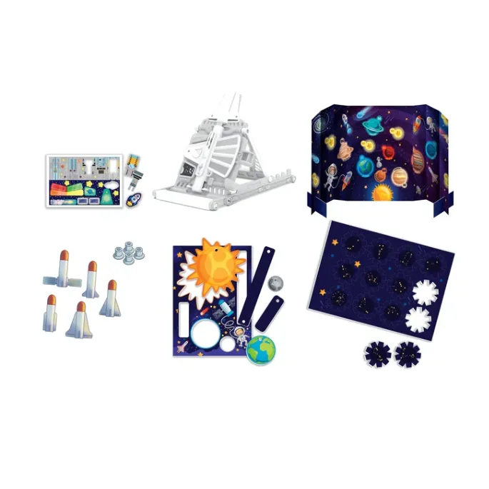 Elementy świecące w ciemności z zestawu naukowego dla dzieci