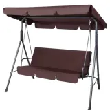 Trwała huśtawka na stalowym stelażu do ogrodu, tarasu lub balkonu