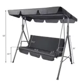 Stalowa konstrukcja huśtawki bujanej ogrodowej odporna na warunki pogodowe