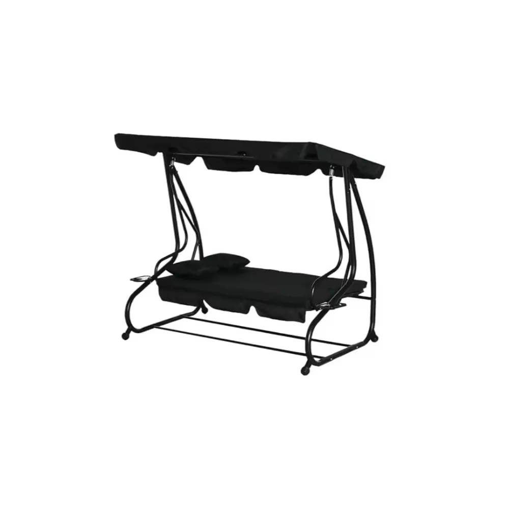 Czteroosobowa huśtawka wolnostojąca na świeżym powietrzu