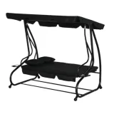 Czteroosobowa huśtawka wolnostojąca na świeżym powietrzu