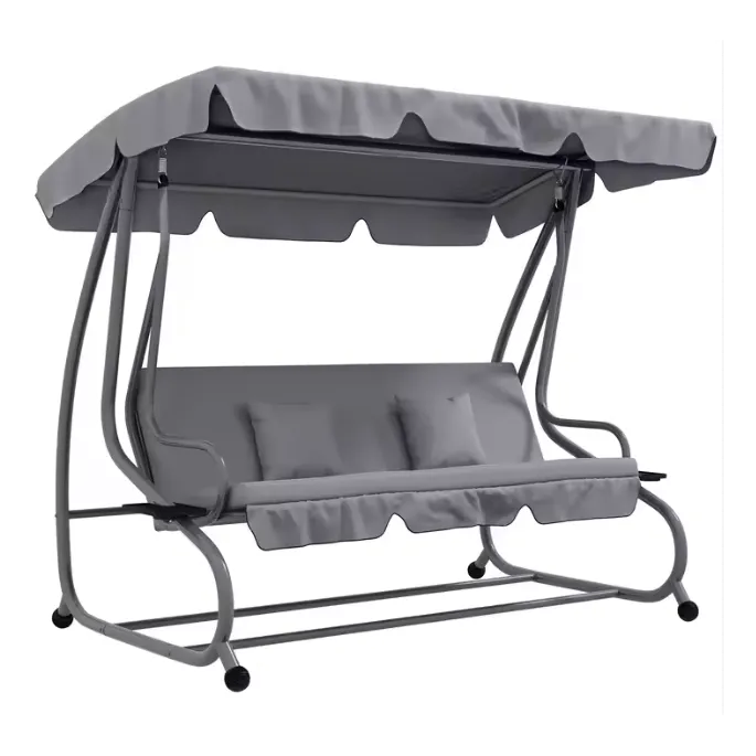 Huśtawka bujana wolnostojąca do ogrodu z miejscem dla czterech osób