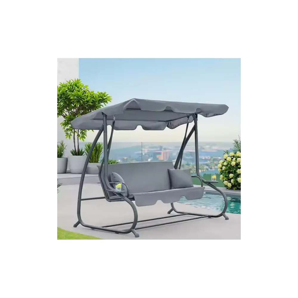 Funkcjonalna huśtawka z możliwością rozłożenia siedziska na leżankę